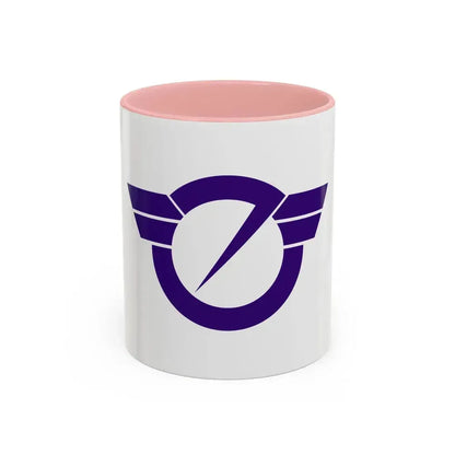 Flag of Fujisawa Kanagawa Japan - Accent Coffee Mug 11oz Pink - Go Mug Yourself