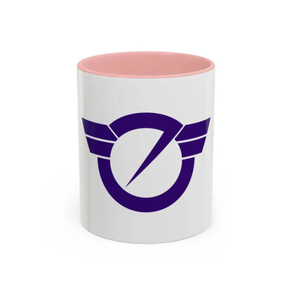 Flag of Fujisawa Kanagawa Japan - Accent Coffee Mug 11oz Pink - Go Mug Yourself