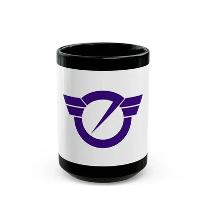 Flag of Fujisawa Kanagawa Japan - Black Coffee Mug 15oz - Go Mug Yourself