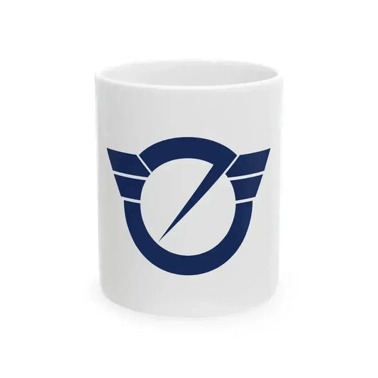 Flag of Fujisawa Kanagawa (Japan) White Coffee Mug 11oz - Go Mug Yourself