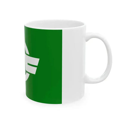 Flag of Fujishima Yamagata 1964-2005 no text (Japan) White Coffee Mug - Go Mug Yourself