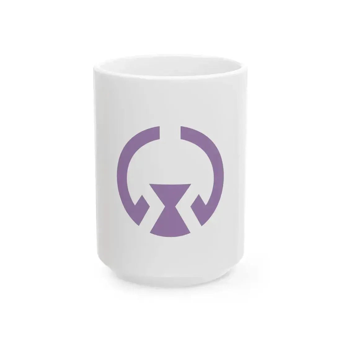 Flag of Fujiwara Mie 1963-2003 (Japan) White Coffee Mug 15oz - Go Mug Yourself