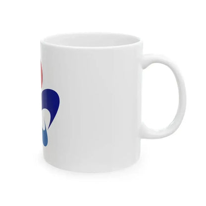 Flag of Fukaya Saitama (Japan) White Coffee Mug - Go Mug Yourself