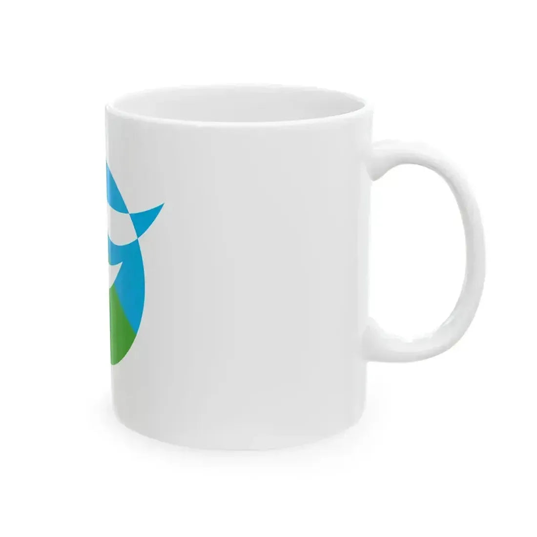 Flag of Fukuchi Fukuoka (Japan) White Coffee Mug - Go Mug Yourself