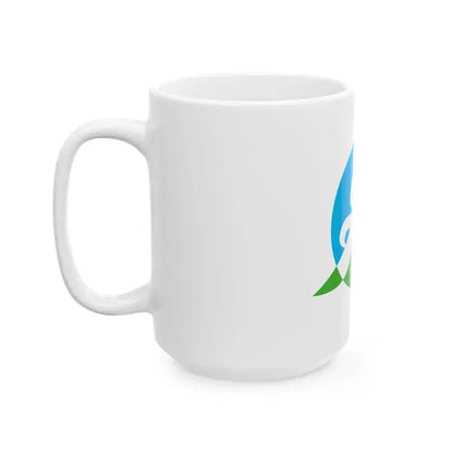 Flag of Fukuchi Fukuoka (Japan) White Coffee Mug - Go Mug Yourself