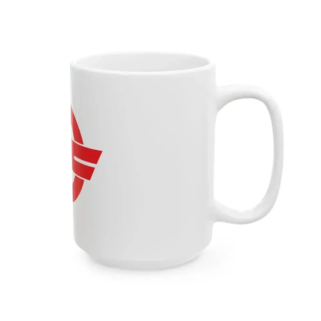 Flag of Fukue Nagasaki 1954-2004 (Japan) White Coffee Mug - Go Mug Yourself