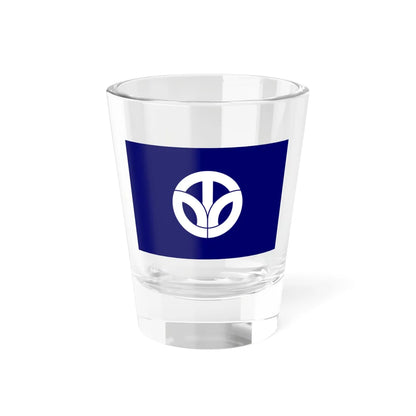 Flag of Fukui Prefecture (Japan) Shot Glass 1.5oz 1.5oz - Go Mug Yourself