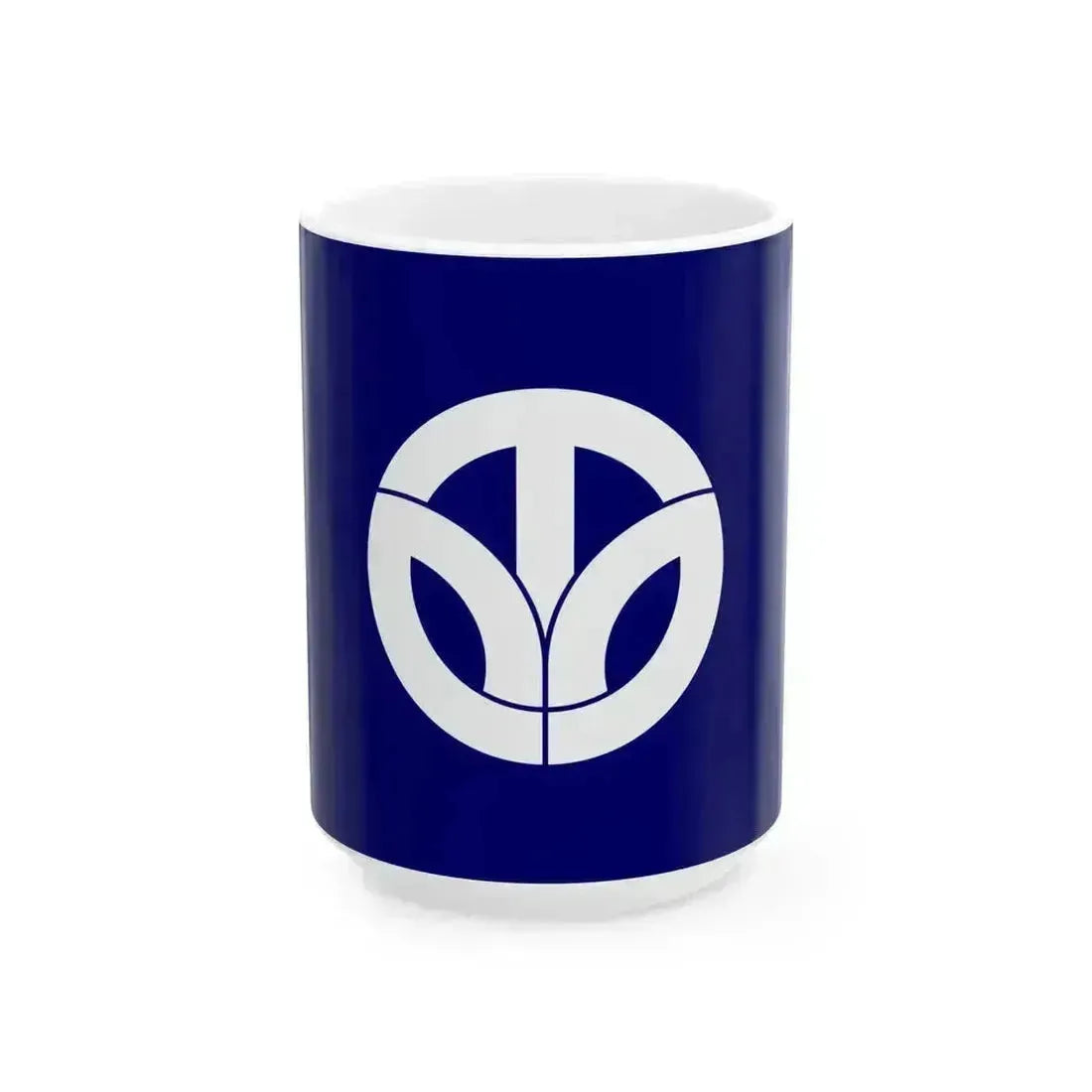 Flag of Fukui Prefecture (Japan) White Coffee Mug 15oz - Go Mug Yourself