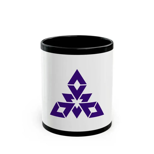 Flag of Fukuoka City Japan - Black Coffee Mug 11oz - Go Mug Yourself