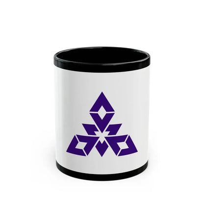 Flag of Fukuoka City Japan - Black Coffee Mug 11oz - Go Mug Yourself