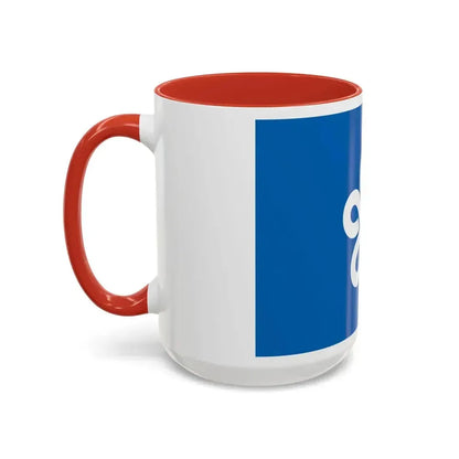 Flag of Fukuoka Prefecture Japan - Accent Coffee Mug - Go Mug Yourself