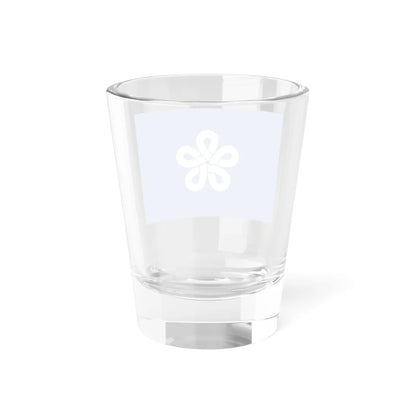 Flag of Fukuoka Prefecture (Japan) Shot Glass 1.5oz - Go Mug Yourself