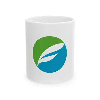 Flag of Fukuroi Shizuoka (Japan) White Coffee Mug 11oz - Go Mug Yourself