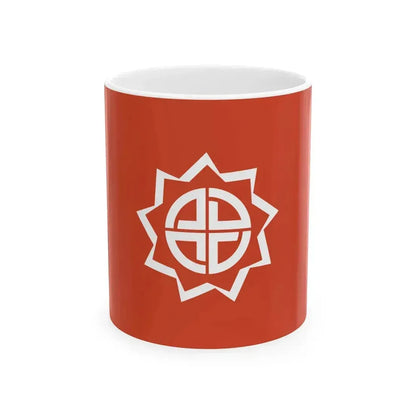 Flag of Fukushima Fukushima (Japan) White Coffee Mug 11oz - Go Mug Yourself