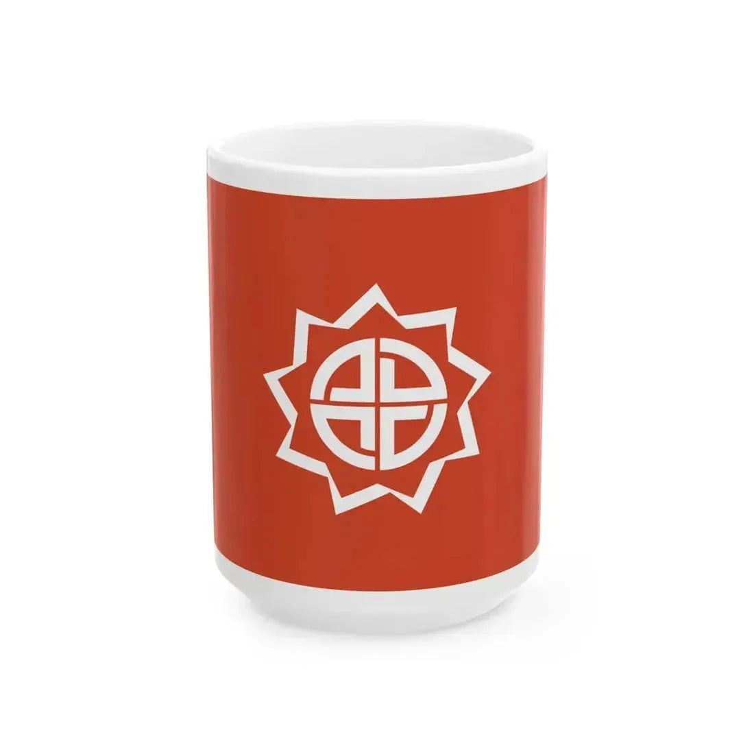 Flag of Fukushima Fukushima (Japan) White Coffee Mug 15oz - Go Mug Yourself