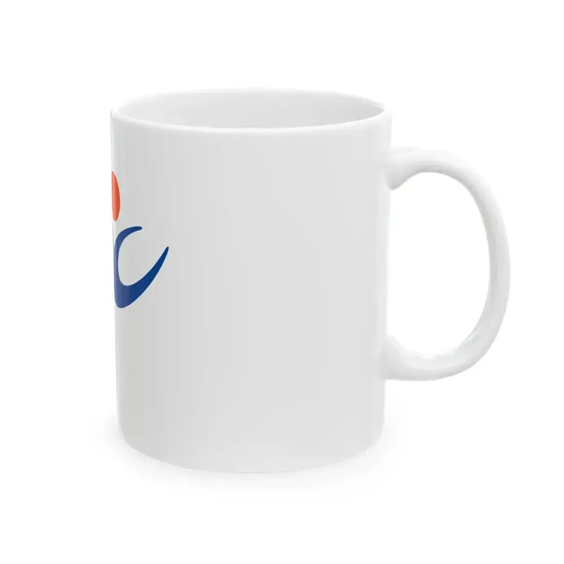Flag of Fukutsu Fukuoka (Japan) White Coffee Mug - Go Mug Yourself