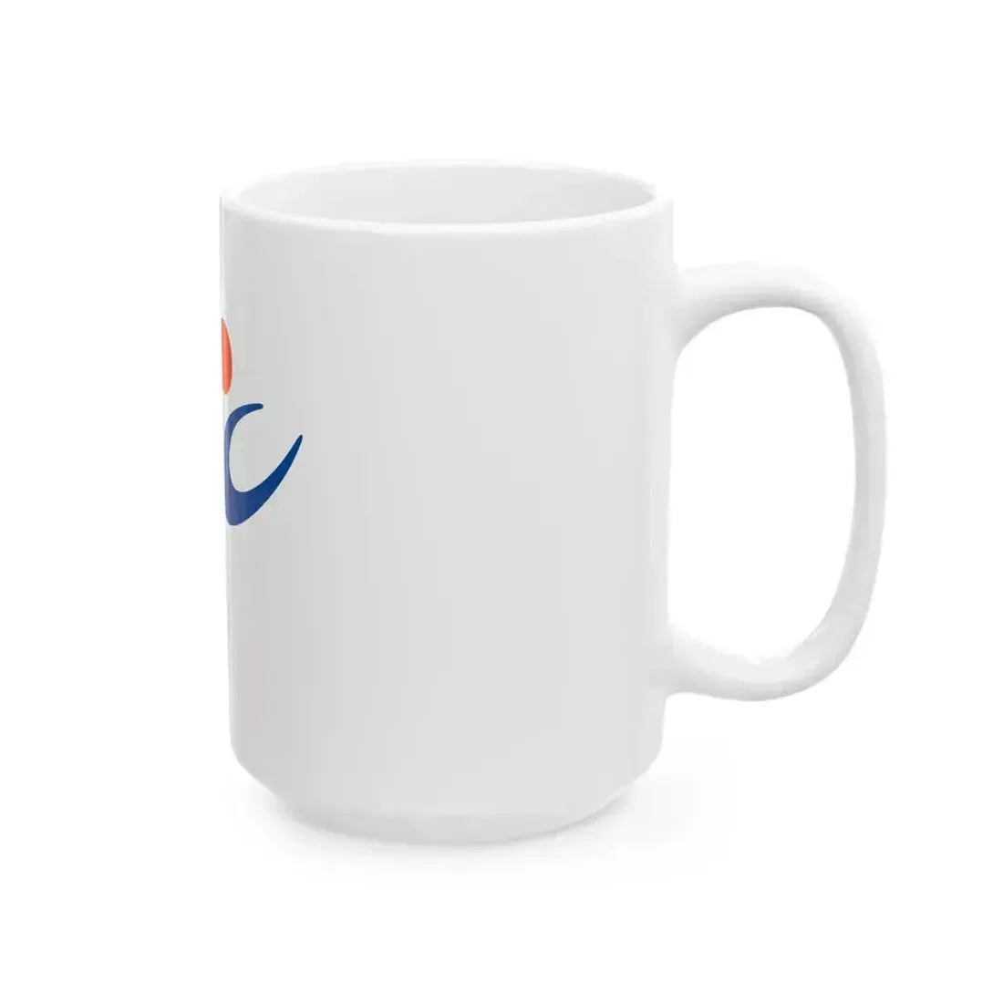 Flag of Fukutsu Fukuoka (Japan) White Coffee Mug - Go Mug Yourself