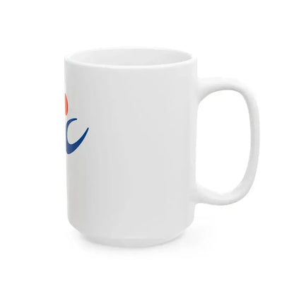 Flag of Fukutsu Fukuoka (Japan) White Coffee Mug - Go Mug Yourself