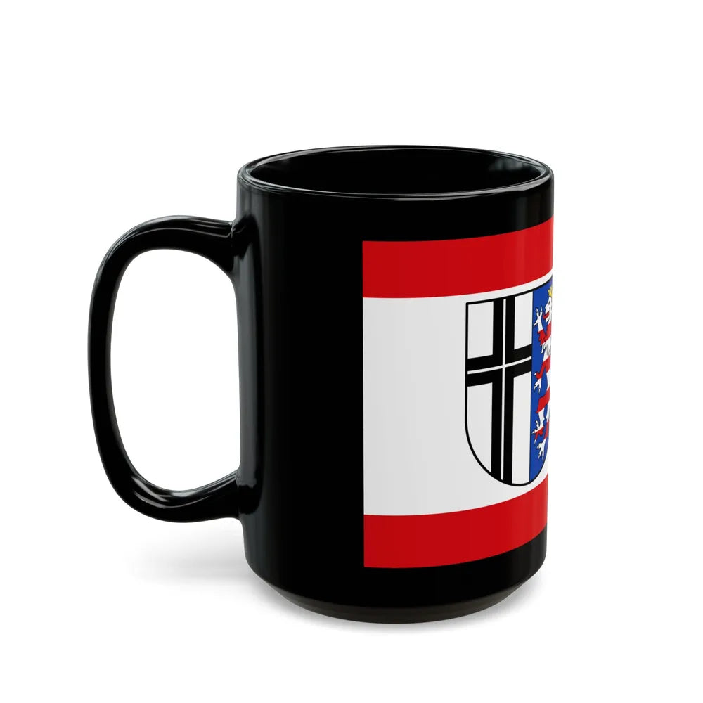 Flag of Fulda Germany - Black Coffee Mug-Go Mug Yourself