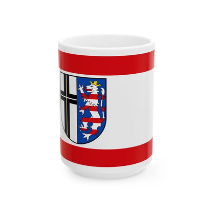 Flag of Fulda Germany - White Coffee Mug-15oz-Go Mug Yourself