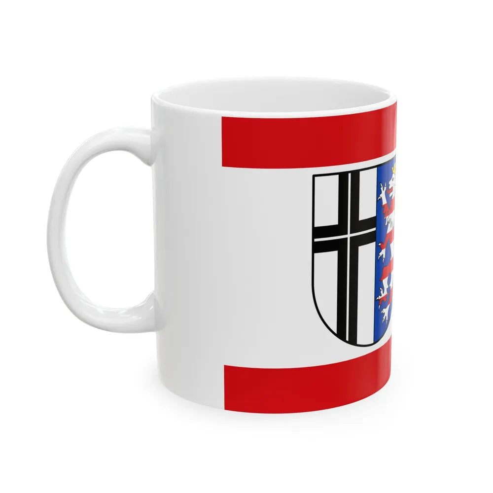 Flag of Fulda Germany - White Coffee Mug-Go Mug Yourself