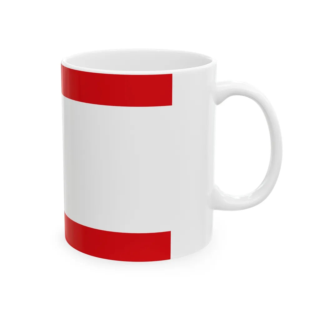 Flag of Fulda Germany - White Coffee Mug-Go Mug Yourself