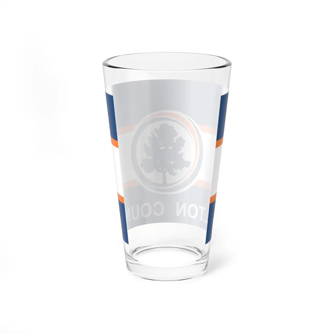 Flag of Fulton County Georgia (Georgia) Pint Glass 16oz - Go Mug Yourself
