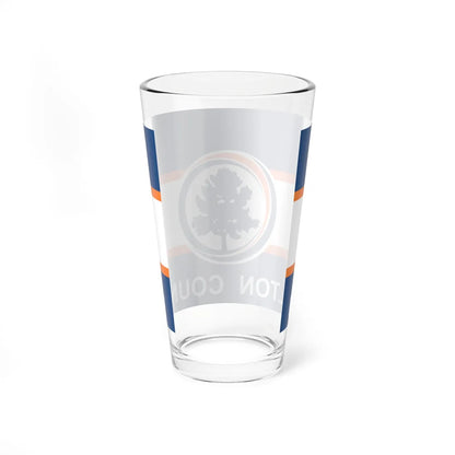 Flag of Fulton County Georgia (Georgia) Pint Glass 16oz - Go Mug Yourself