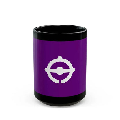 Flag of Funabashi Chiba Japan - Black Coffee Mug 15oz - Go Mug Yourself