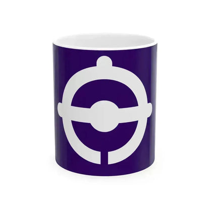Flag of Funabashi Chiba (Japan) White Coffee Mug 11oz - Go Mug Yourself