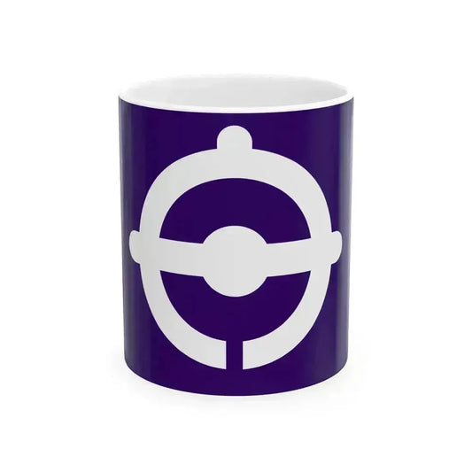 Flag of Funabashi Chiba (Japan) White Coffee Mug 11oz - Go Mug Yourself