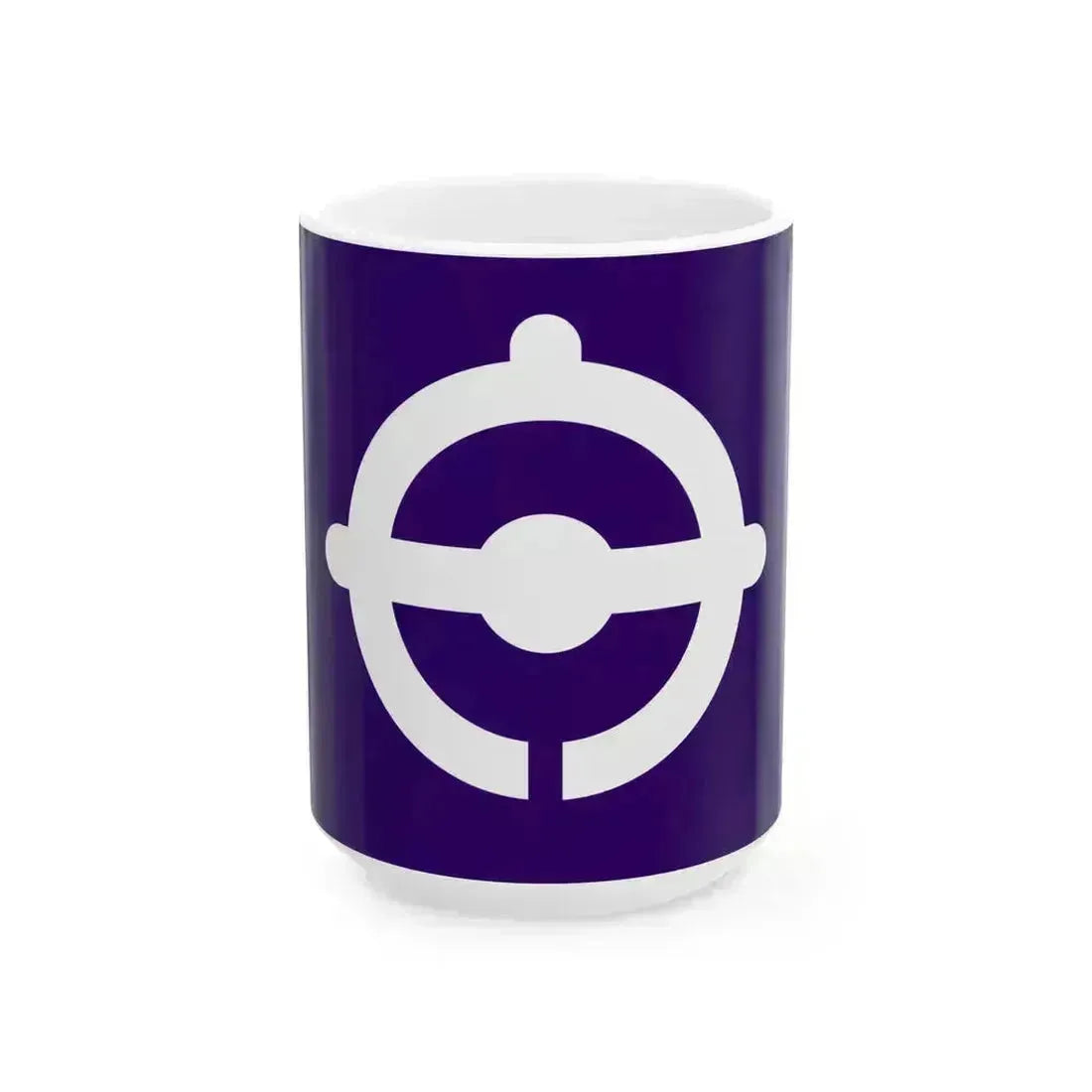 Flag of Funabashi Chiba (Japan) White Coffee Mug 15oz - Go Mug Yourself