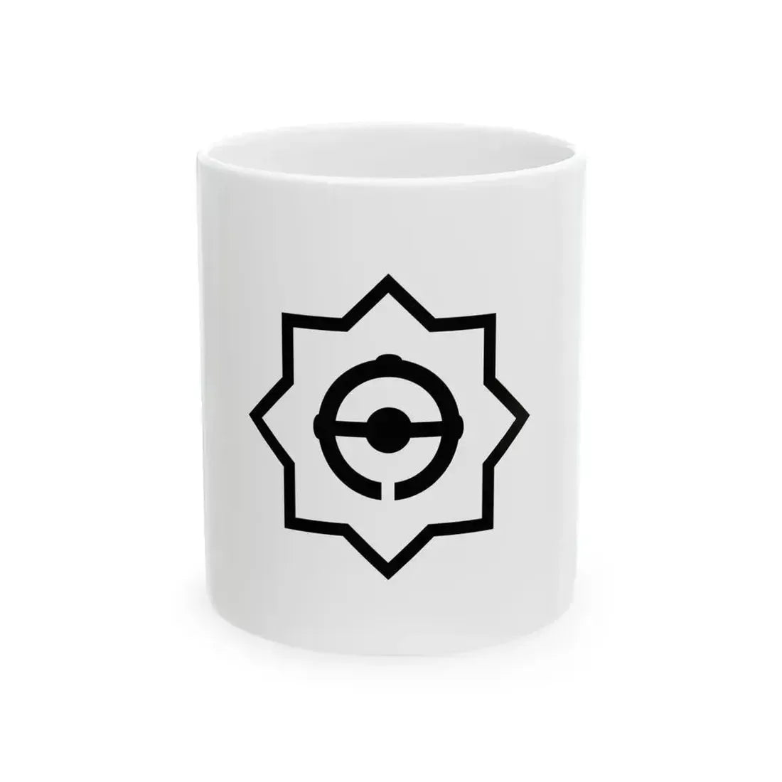 Flag of Funehiki Fukushima 1958-2005 (Japan) White Coffee Mug 11oz - Go Mug Yourself