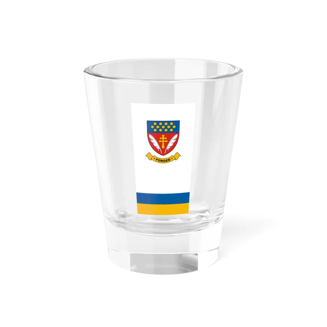 Flag of Furged vertical (Hungary) Shot Glass 1.5oz 1.5oz - Go Mug Yourself