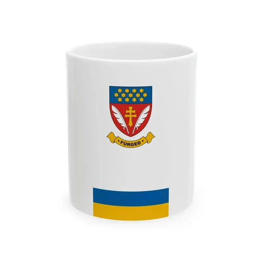 Flag of Furged vertical (Hungary) White Coffee Mug 11oz - Go Mug Yourself
