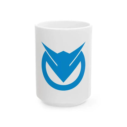 Flag of Furubira Hokkaido (Japan) White Coffee Mug 15oz - Go Mug Yourself