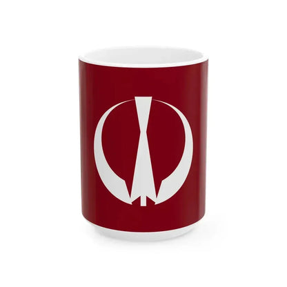 Flag of Furudono Fukushima (Japan) White Coffee Mug 15oz - Go Mug Yourself