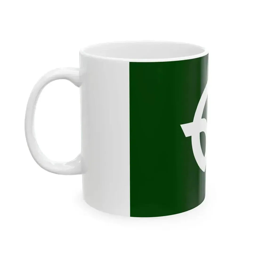 Flag of Futaba Fukushima (Japan) White Coffee Mug - Go Mug Yourself