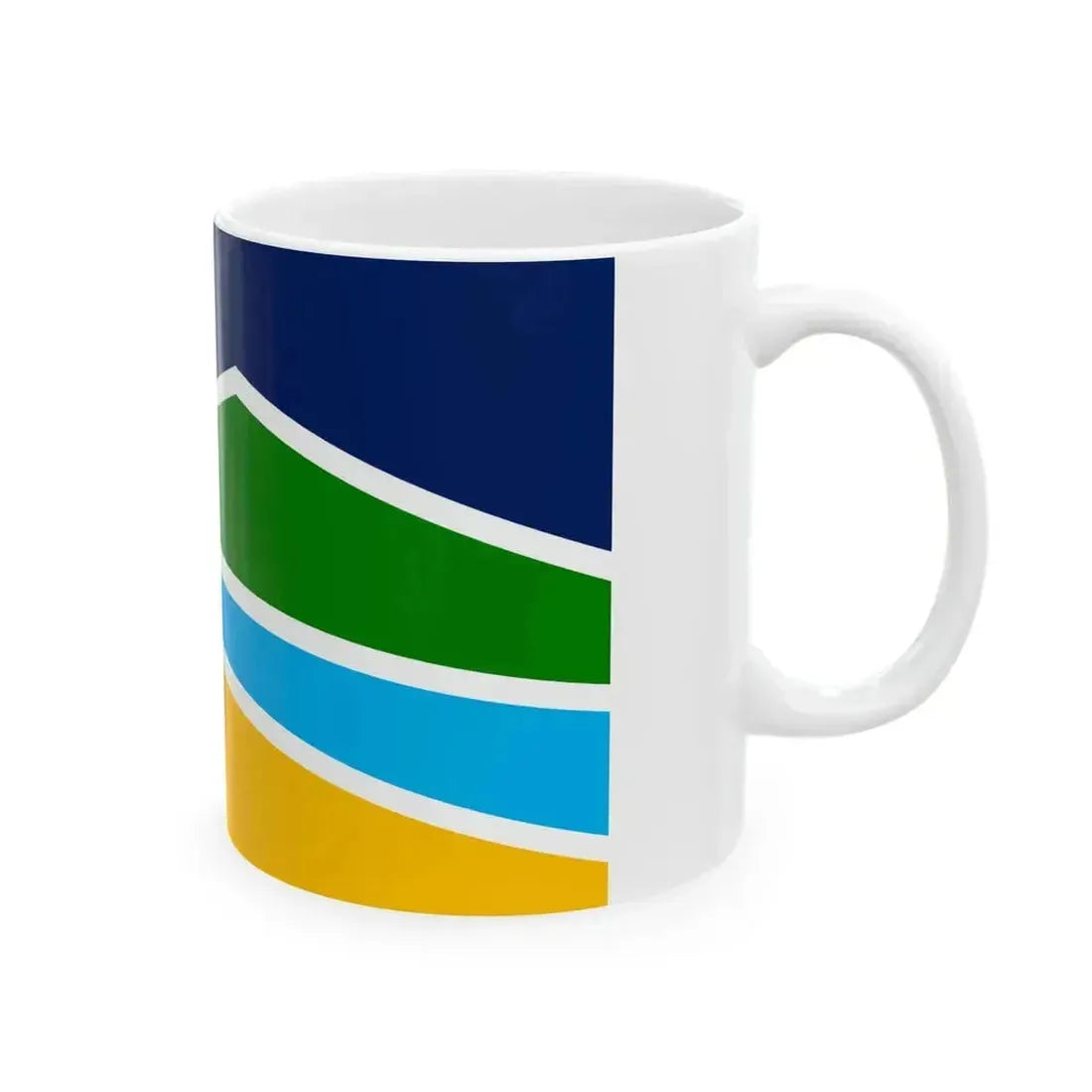 Flag of Futaleufu Chile (Chile) White Coffee Mug - Go Mug Yourself