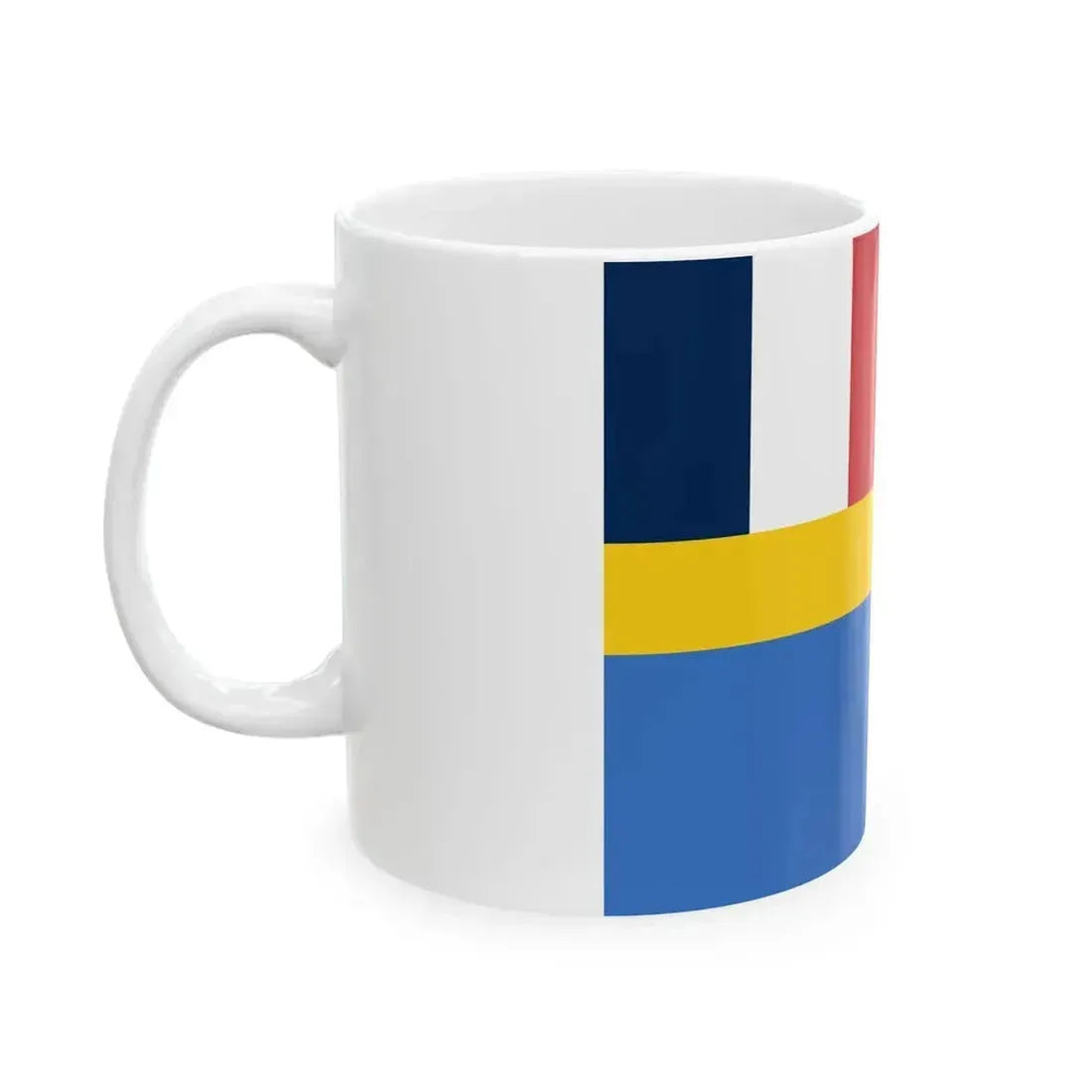 Flag of Gabon 1959-1960 (Gabon) White Coffee Mug - Go Mug Yourself