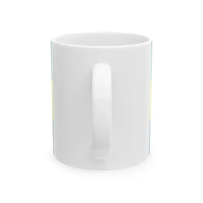Flag of Gabon 3-2 (Gabon) White Coffee Mug - Go Mug Yourself