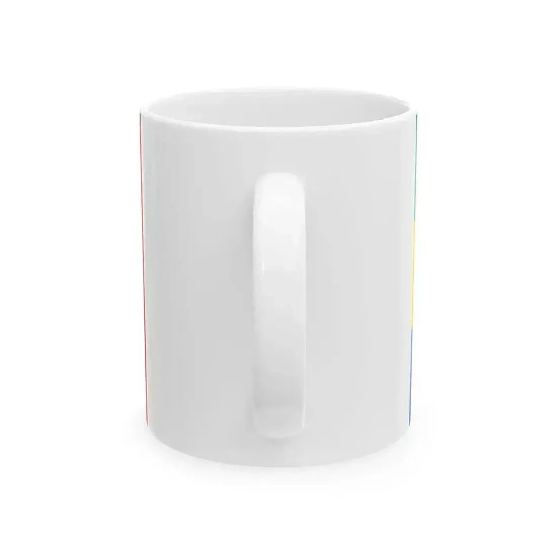 Flag of Gabon and France (France) White Coffee Mug - Go Mug Yourself