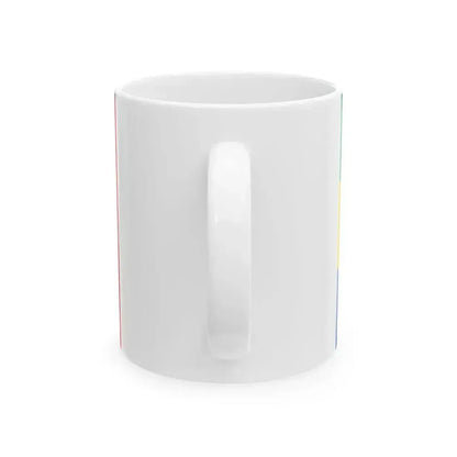 Flag of Gabon and France (France) White Coffee Mug - Go Mug Yourself