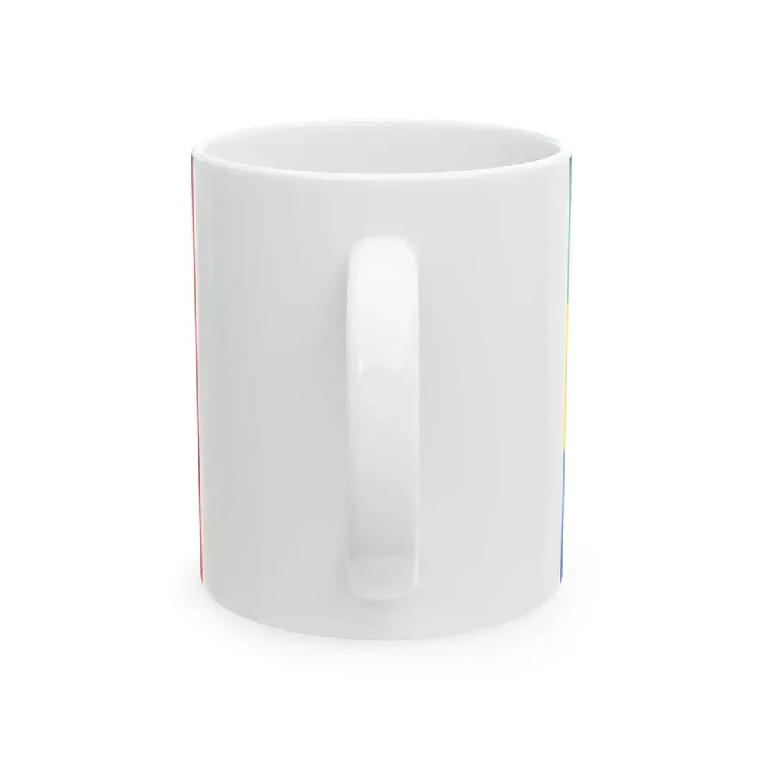 Flag of Gabon and France (France) White Coffee Mug - Go Mug Yourself