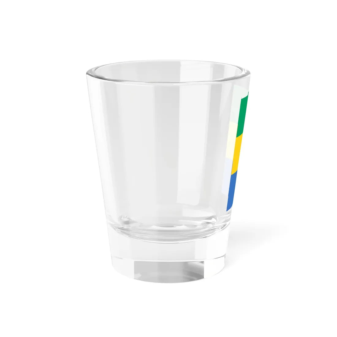 Flag of Gabon vertical (Gabon) Shot Glass 1.5oz - Go Mug Yourself
