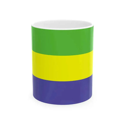 Flag of Gabon WFB 2000 (Gabon) White Coffee Mug 11oz - Go Mug Yourself