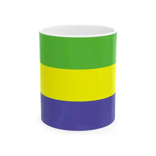 Flag of Gabon WFB 2000 (Gabon) White Coffee Mug 11oz - Go Mug Yourself
