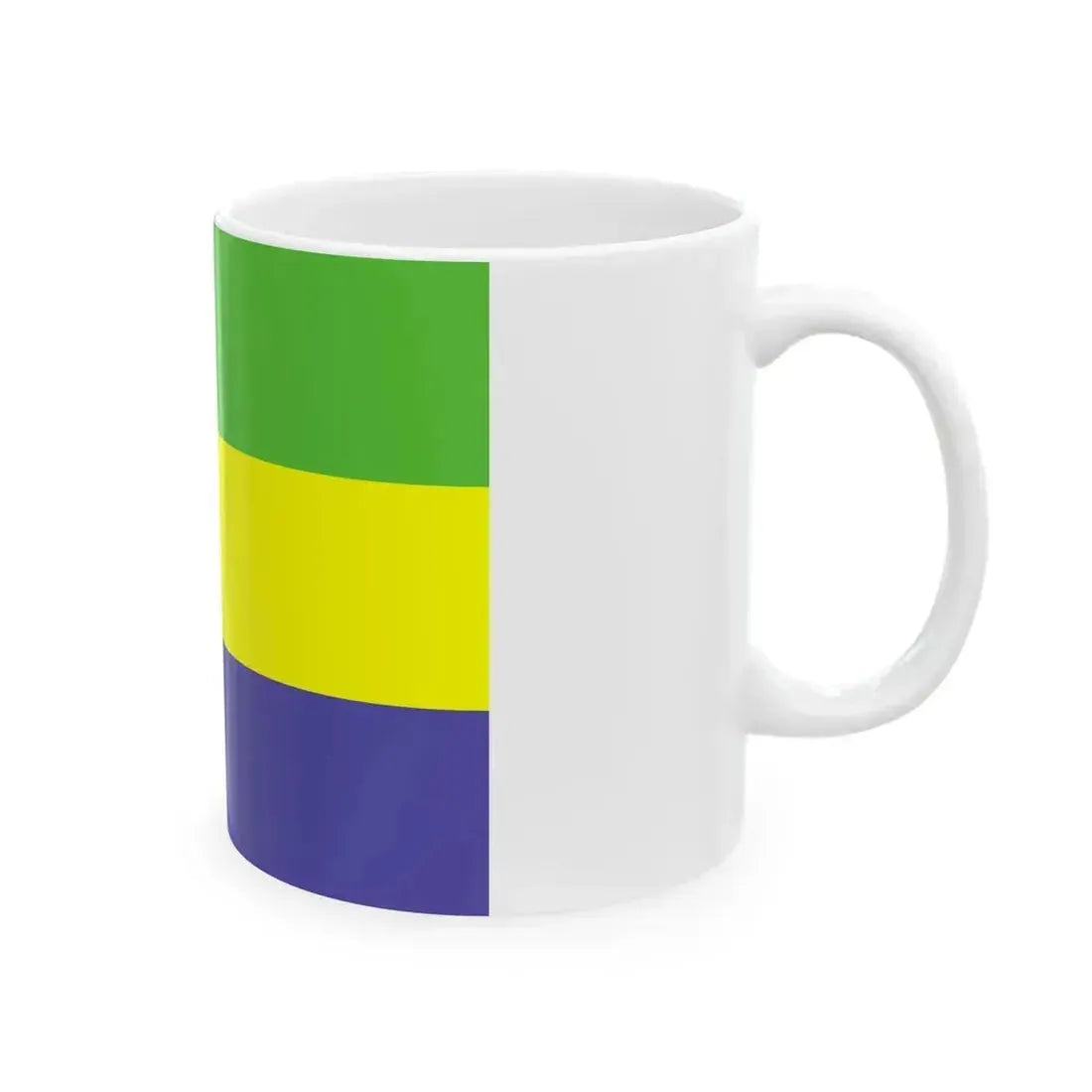 Flag of Gabon WFB 2000 (Gabon) White Coffee Mug - Go Mug Yourself