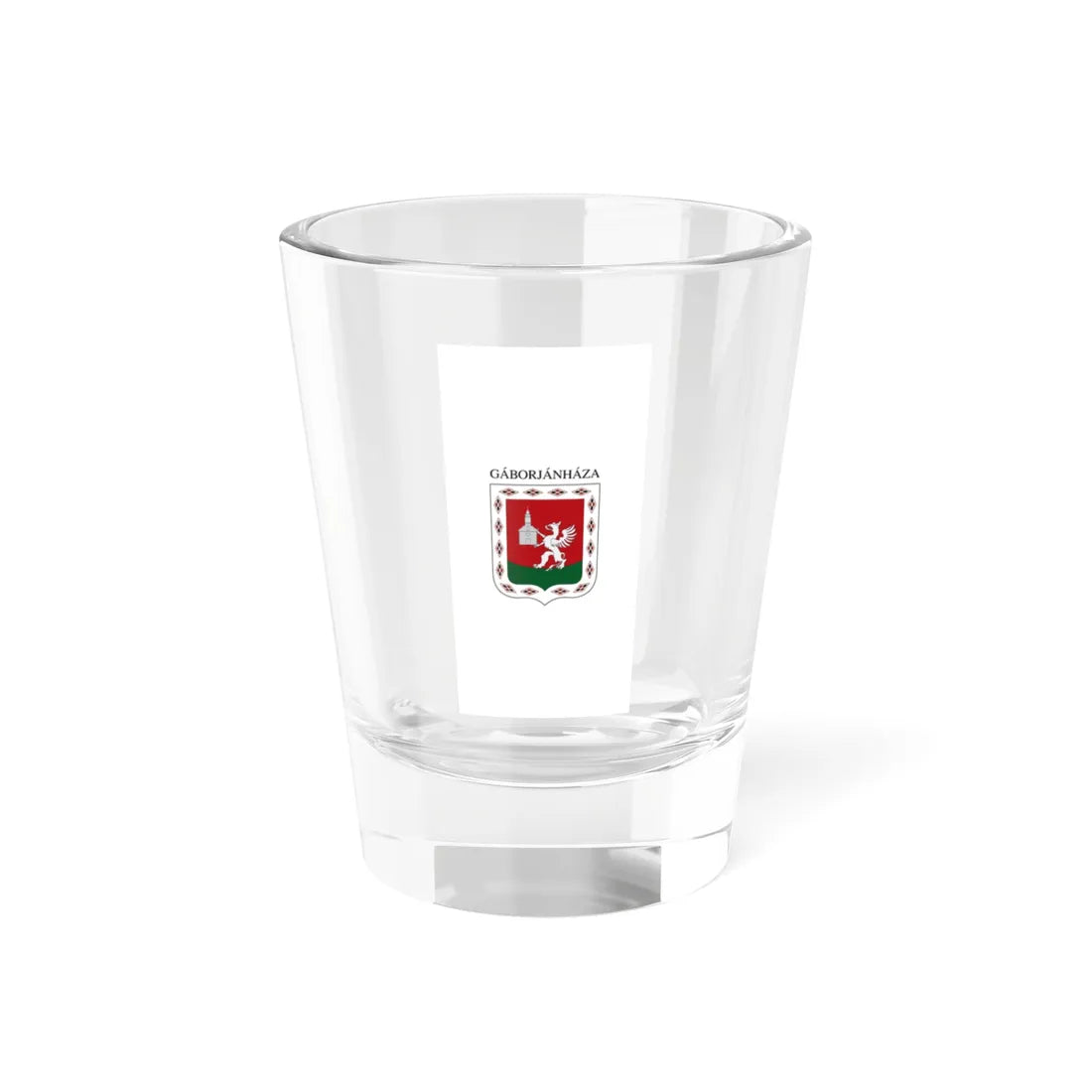 Flag of Gaborjanhaza vertical (Hungary) Shot Glass 1.5oz 1.5oz - Go Mug Yourself
