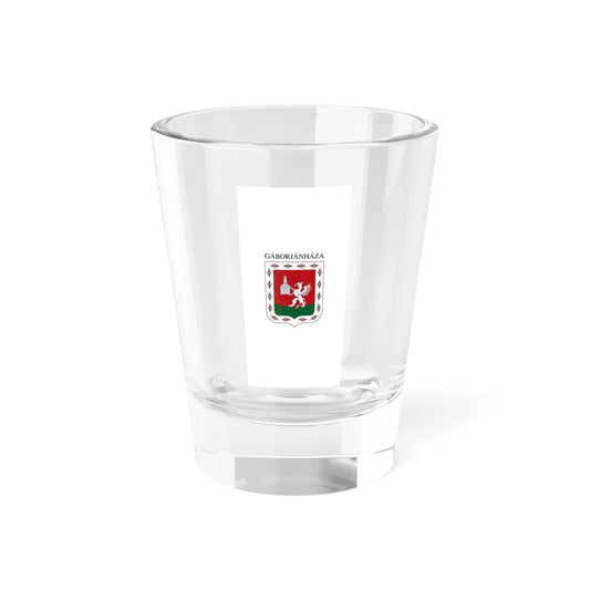 Flag of Gaborjanhaza vertical (Hungary) Shot Glass 1.5oz 1.5oz - Go Mug Yourself